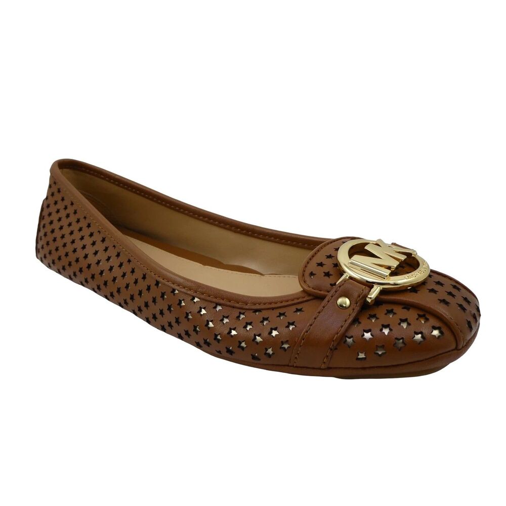 Michael Kors Women's Size US 8 Brown Ballet Flats Leather Excellent